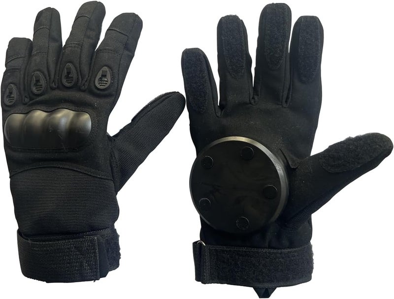 Glield Longboard Slide Gloves Spark Pucks and Two Gloves, for Downhill Longboarding Skateboarding Roller Skating Sliding CBST06 - Image 1